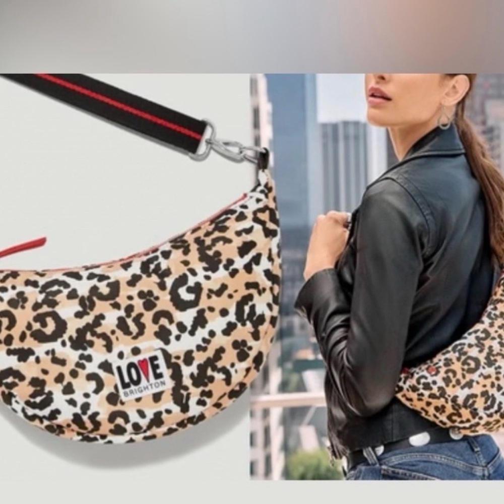 Brighton Spotted Leopard 🐆 Love Swing Bag - Picture 5 of 9